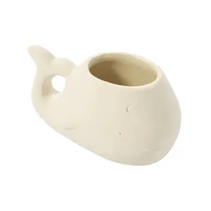 DIY Mini Ceramic Whale Planters - 12 Pc.
