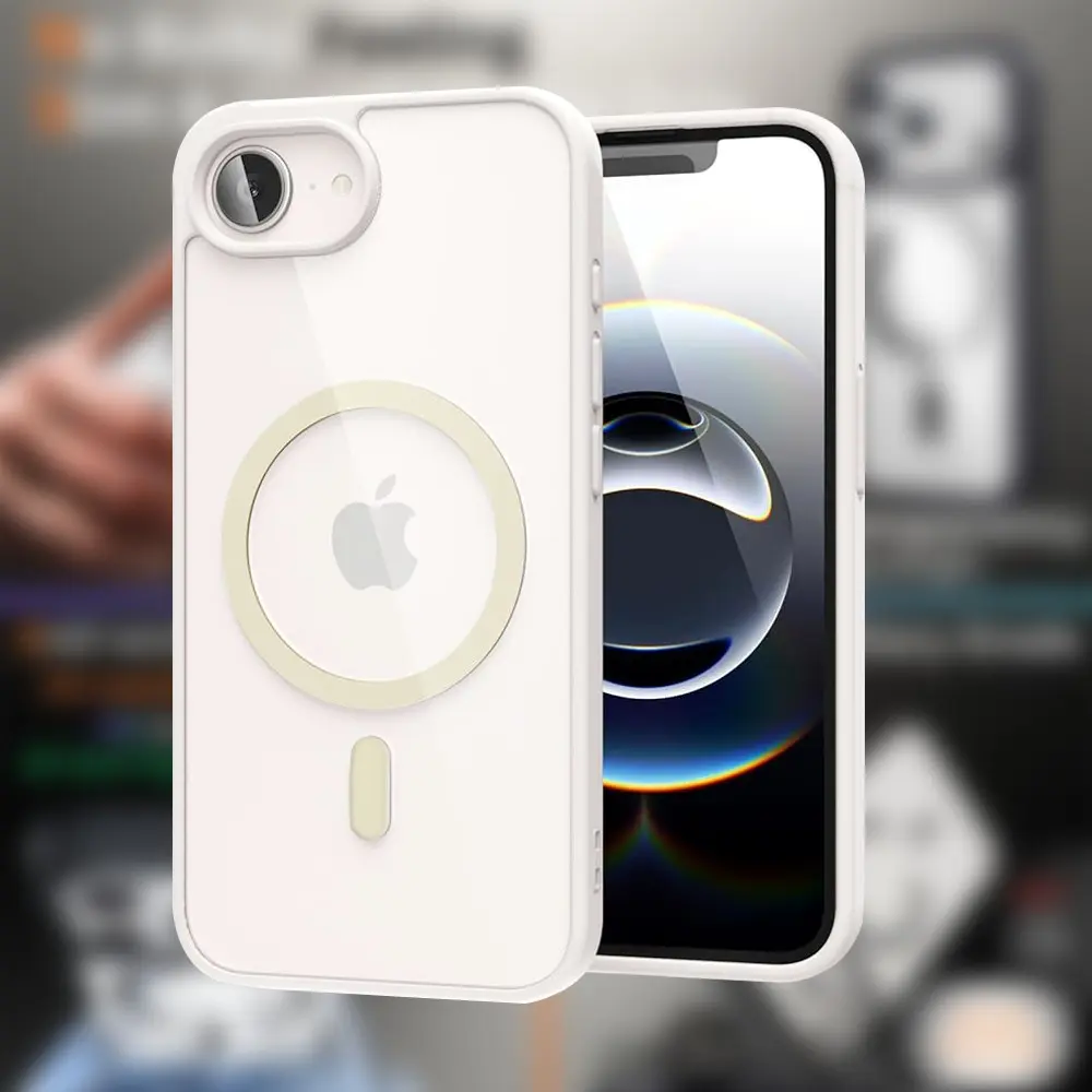 for iPhone X XS XR XS Max 7 8 SE2 SE3 7Plus 8Plus 17 16 15 14 13 12 11 Pro Max 16E Case Magnetic Cellphone Cover Clear Protective Case with Strong Drop Protection Shockproof Slim Transparent Design Magnetic Ring Protector Accessories