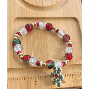 Beaded Christmas Bracelets