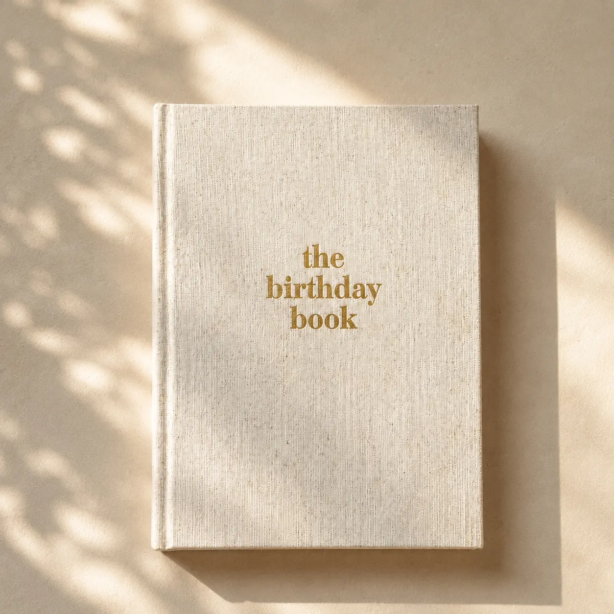 Birthday Book Keepsake Journal, Gift for New Parents, Aesthetic Letter to My Child, Heirloom Quality Linen Journal, Baby Memory Book, Perfect Baby Shower Gift
