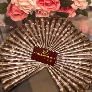 Organic Henna Cones, Natural Temporary Body Art Dye for  Skin
