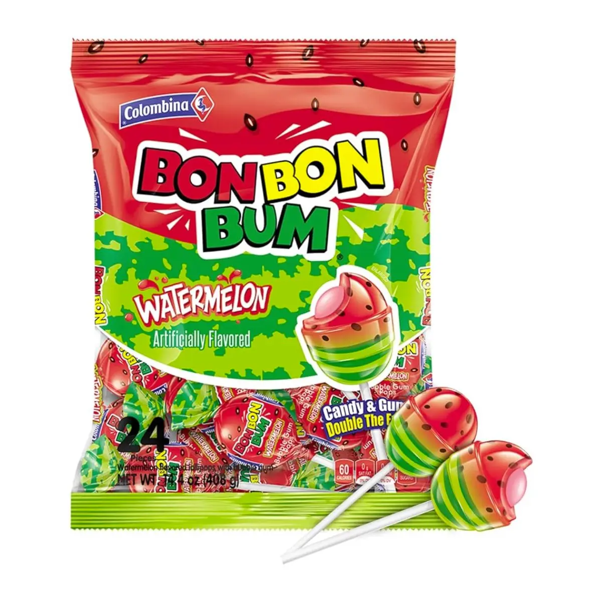 Bon Bon Bum Sandia - 24 Unidades