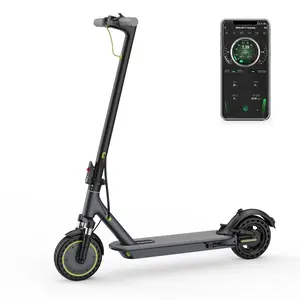 A Electric Scooter 8.5/10/14" Solid Tires 350W/500W Up to 22MPH & 24 Miles Long Range Adult Commuting Scooter with Dual Brakes & App Control