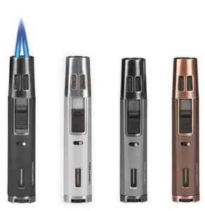 Vertigo Dagger Double Torch Lighter - Compact Twin-Powered Torch with Wind-Resistant Flames & Large Flame Adjuster