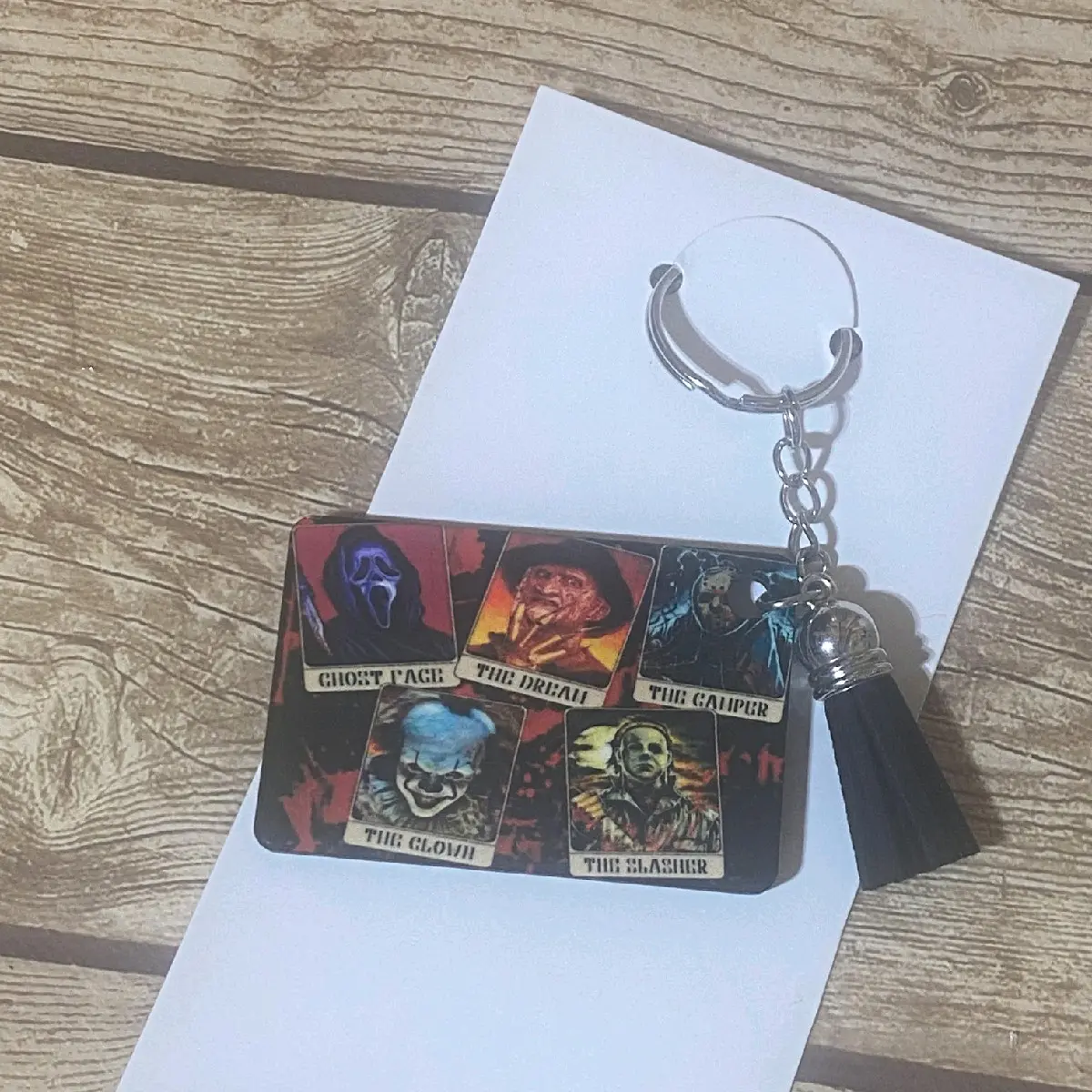 horror movie keychain