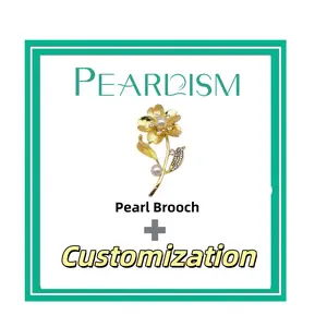 Flower Pearl Brooch + Customization-- Livy (Only for Newbie)（Non-refundable & Non-exchangeable)