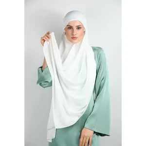 Diamond Chiffon with Matching Undercap White #25