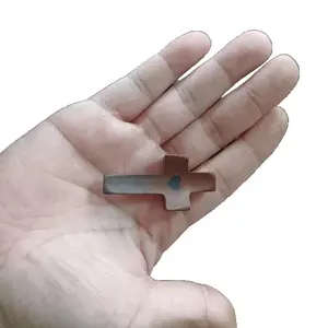 American Walnut Cross, Hand Carved Wooden Decorative Cross, Religious Home & Church Decor, Perfect Easter Gift