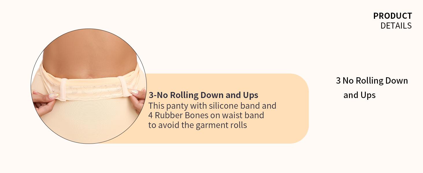 2 Pack Tummy Control Underwear for Women High Waisted Butt Lifting Panties Lace Breathable Comfortable Briefs