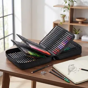 120PCS Colored Pencils for Adult Coloring Books – 120 color pencils set, Soft Core Oil Based,Blending Shading,Art Supplies for Beginners & Adults