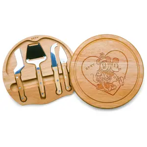 Toscana Mickey & Minnie Mouse Heart CharcuterieBoard Set