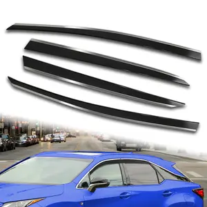 4PCS ABS Sun Shield Window Visor Deflectors Compatible with 2016 - 2018 Lexus RX350 RX450H