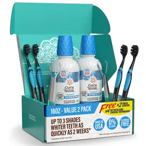 GuruNanda Oxyburst Whitening Oral Rinse Mouthwash - 2 Pack GuruNanda Oxyburst Whitening Oral Rinse Mouthwash - 2 Pack