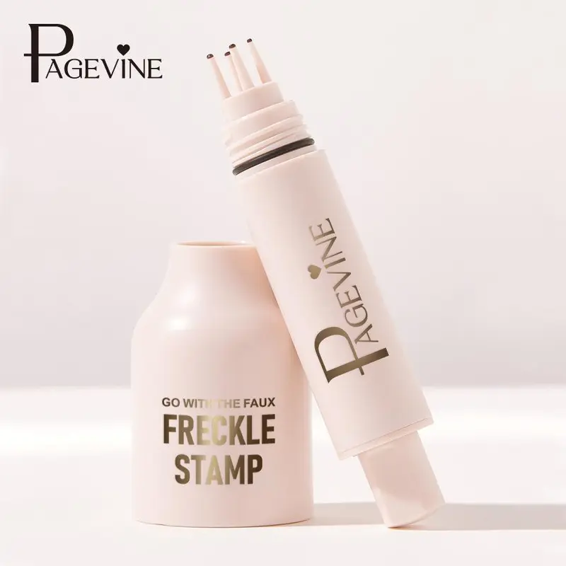 Freckle Stamp with Tips, Long-Lasting Natural-Look Freckle Pen, Makeup Tool for Women and Girls, Perfect for Photography and Summer Dates, High-Pigment Coverage Cosmetic for Face and Body, Beauty Products