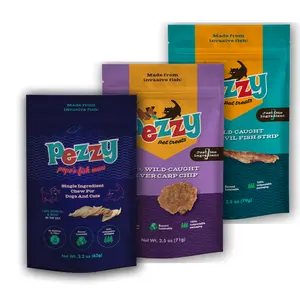 Pezzy Value Pack Healthy Pet Treats - 1 Pack of Each Devil Fish, Silver Carp & Fish Maw Chews