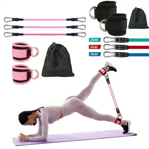Ankle Resistance Bands With Cuffs, Workout Sets For Women, Resistance Bands For Working Out, Exercise Band For Booty, Home Gym Workout Equipment, Ankl