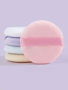 Round makeup puff sponge