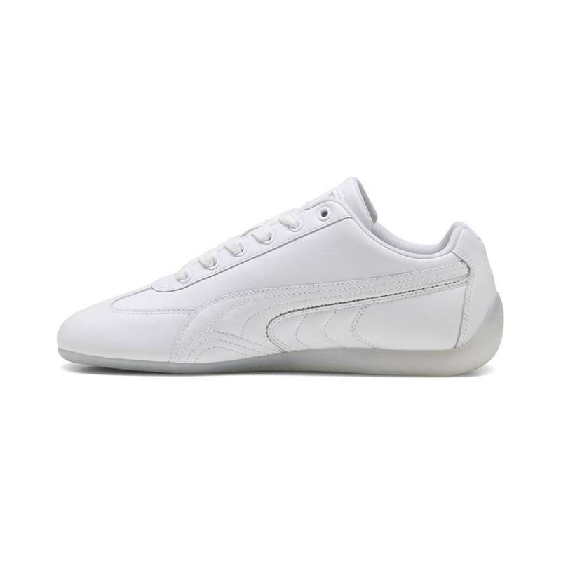 PUMA Mens Scuderia Ferrari Speedcat Miami White Lace Up Sneakers Shoes Casual - White
