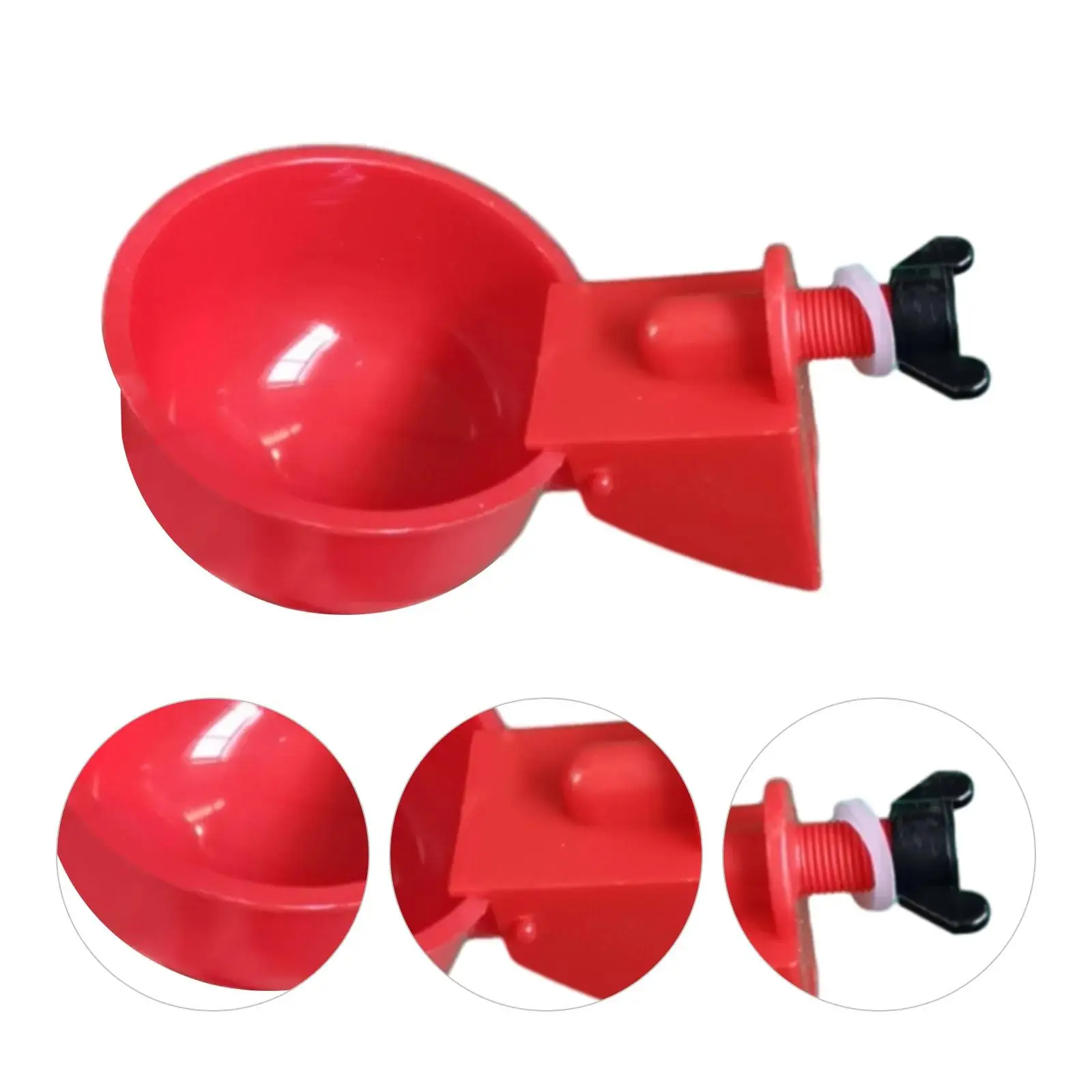 Automatic Chicken Water Cup, 4 Counts/set Chicken Water Cup, Chicken Water Feeder, Poultry Water Feeder, Farm Animal & Poultry Supplies