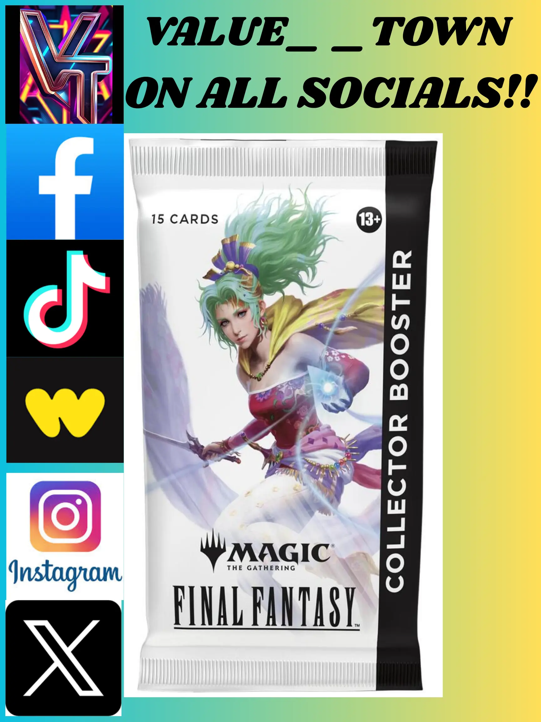 FINAL FANTASY COLLECTOR BOOSTER PACK!! - TikTok Shop FINAL FANTASY COLLECTOR BOOSTER PACK!! - TikTok Shop