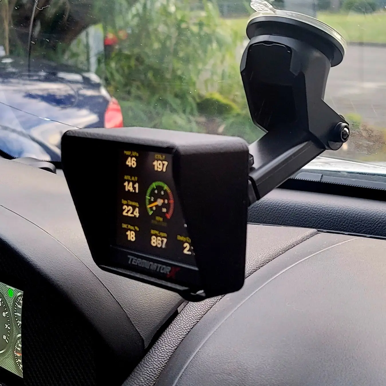 Holley 3.5 screen mount for Sniper, Terminator and Dominator.