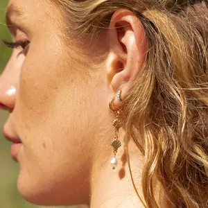 Shell Out Pearl Earrings