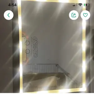 G&BPRO Modern LED Mirror with Integrated Back-Lit Design for Versatile Lighting Needs and Enhanced Visibility