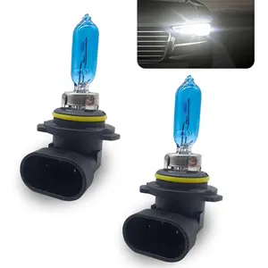 2-Pack 9012 Halogen Bulbs Car Xenon Bulbs 12V 55W Car High Beam Car Light Replacement Kit Suitable for Most Cars SUVs and Trucks (White)