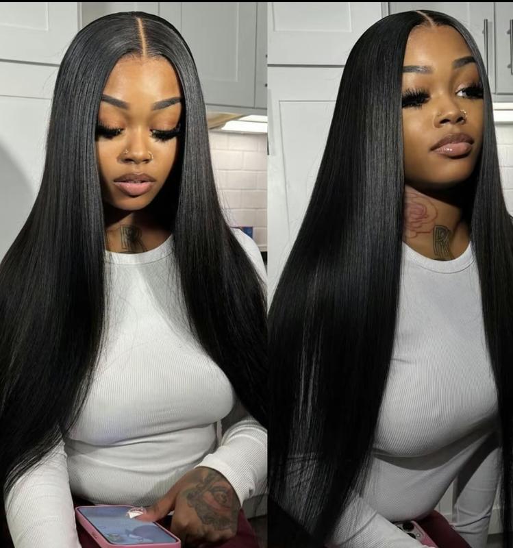 【Updated with Drawstring】Mamushow V Part Wigs With Invisible Strap Drawstring 100% Human Virgin Hair Body Wave Glueless Wig 180% Density Curly Wigs Natural Black