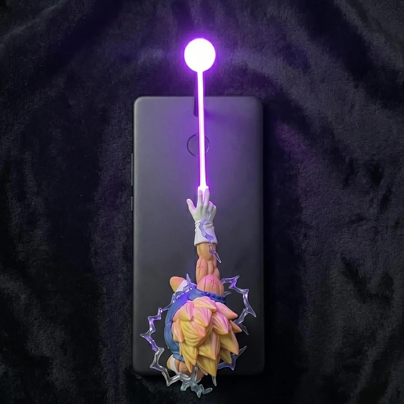Anime Character Acrylic Decorative Night Light - Plastic LED Accented Lamp with Soft Glow, Magnetic Sheet, Freestanding Magnetic Stand, Action Figure Style, Unisex Sleep Aid for Anime Fans’ Bedroom & Desk, Decorative Lights
