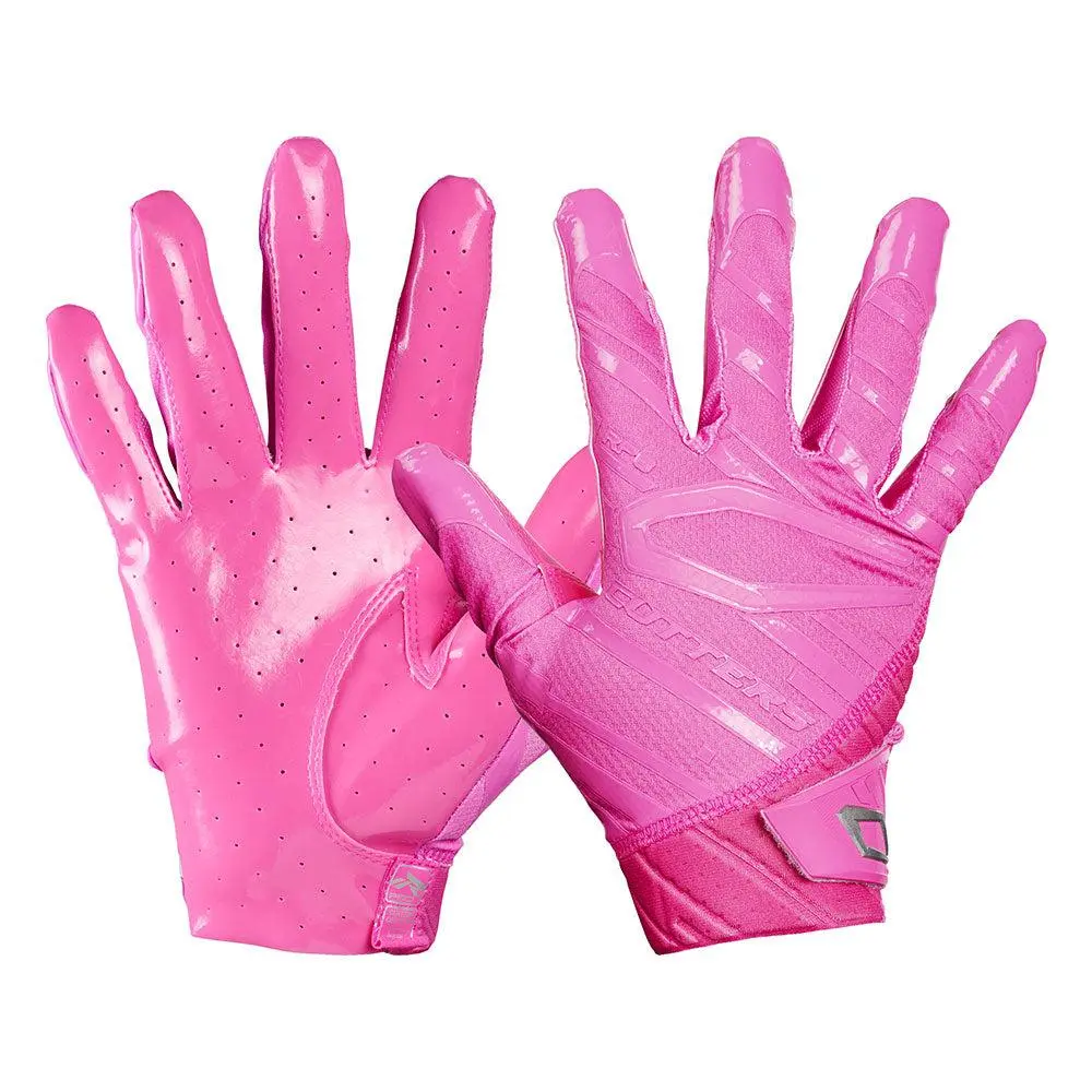 C CUTTERS Rev Pro 6.0 Football Receiver Gloves, Pink | Lightweight Neoprene with Air C-TACK Grip for a Secure, All-Weather Fit