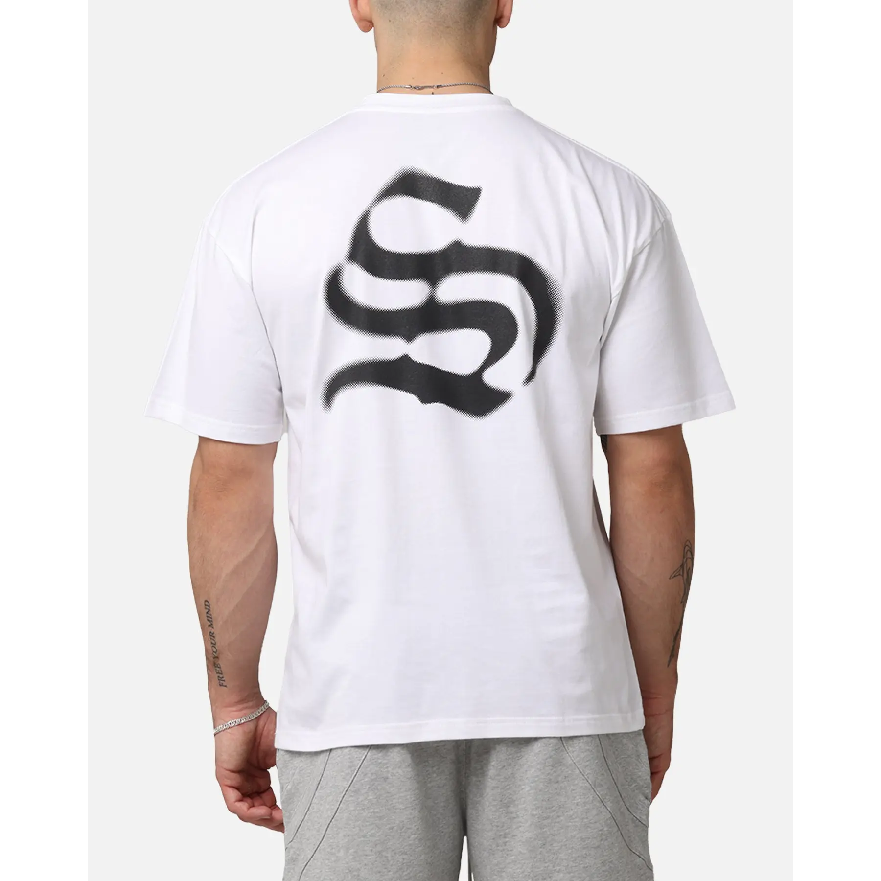 Saint Morta Gothic Rein Drop T-Shirt White