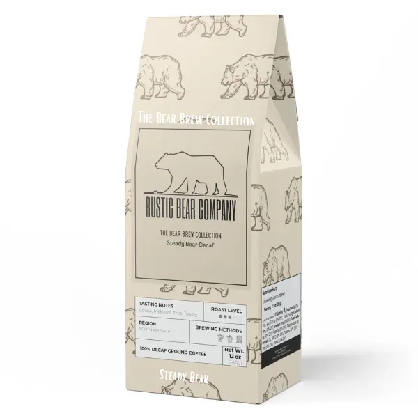 Bear Brew Coffee – Steady Bear Decaf Medium Roast