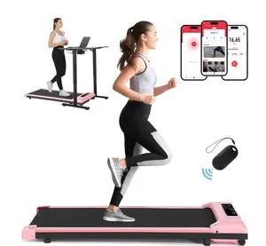 Walking Pad 300lb, Large Walking Area Under Desk Treadmill with Remote & App Remote Control for Home/Office Jogging Running