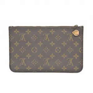 Pre-owned Louis Vuitton canvas Small Leather Goods $600 2017 Monogram Neverfull MM GM Pochette SF4177