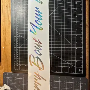 Sorry bout your neck truck or car decal in weatherproof vinyl