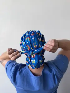 DuoStyle Scrub Hat - Cosmic Butterflies