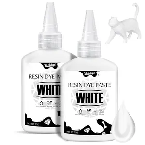 6oz High Concentrated White Epoxy Resin Pigment Paste Dye for Resin Ocean Waves, Cells, Lacing, Painting, UV Resin, Resin Art and Coaster