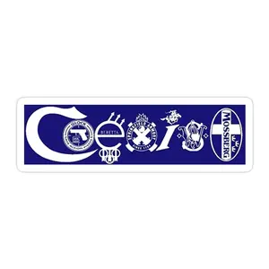 Coexist 2nd Amendment Sticker MIT