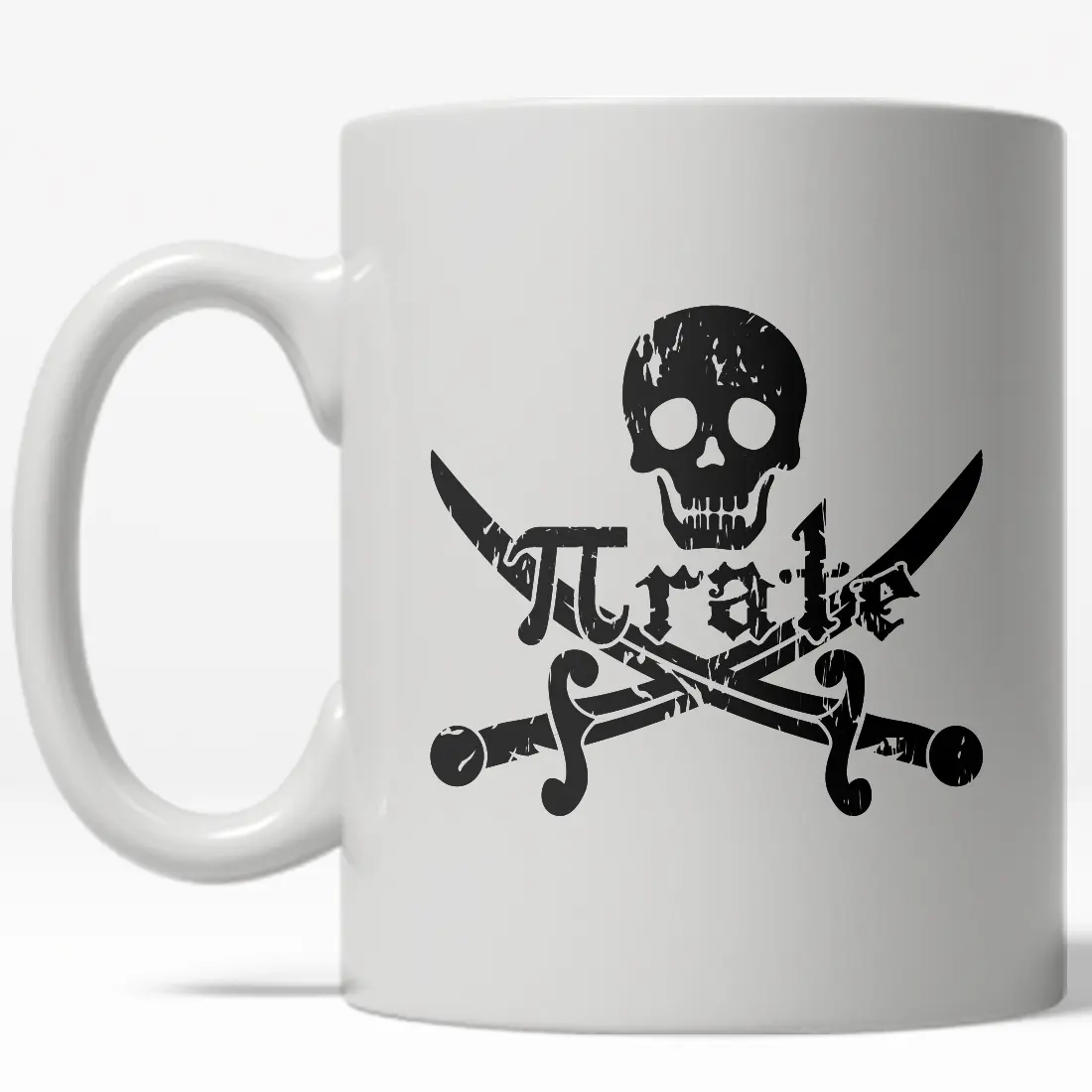 Pirate Math Mug Funny Fantasy Teacher Coffee Cup - 11oz Funny Coffee Mugs Ceramic Printed Drinkware Cup