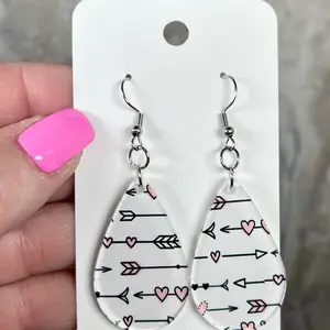 Hearts and arrows earrings