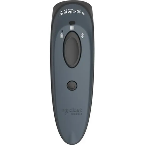 Socket Mobile CX3469-1937 15 ft. Wireless Connectivity ft Scan Distance 1D Laser Bluetooth DuraScan D730 1D Laser Barcode Scanner & Charging Dock, Gray