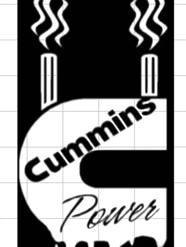 Cummins Smoke Stacks Car Decal