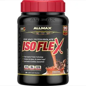 ALLMAX ISOFLEX Whey Protein Isolate 2 lb - 27 Grams of Protein per Scoop - 99% Lactose Free, Gluten Free & Soy Free - Healthcare Fitness Endurance Supplement Workout Supplement Edible Dietary