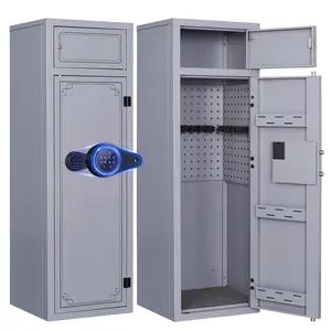 KAER 8-12 Gun Safe, Multi-Function Gun Safe for Rifles and Pistols, Gun Cabinet, Large Gun Safe for Home Rifles and Shotguns, Rifle Safe, Electronic Gun Cabinet with Removable Shelf and Rifle Rack