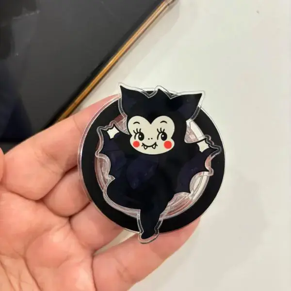 Kewpie Baby Bat Phone Grip, Halloween Phone Grips, Spooky Phone Grips, Gift For Him, For Her