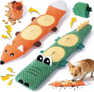 【Summervibes】2-Pack No-Stuffing Squeaky Dog Chew Toys for Aggressive Chewers — Small to Medium Breeds, Teething & Boredom Relief