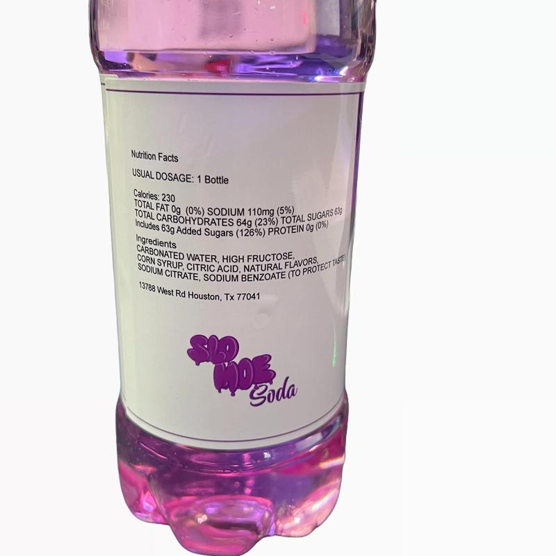 Slo Moe Act Flavor Lemon Lime Soda