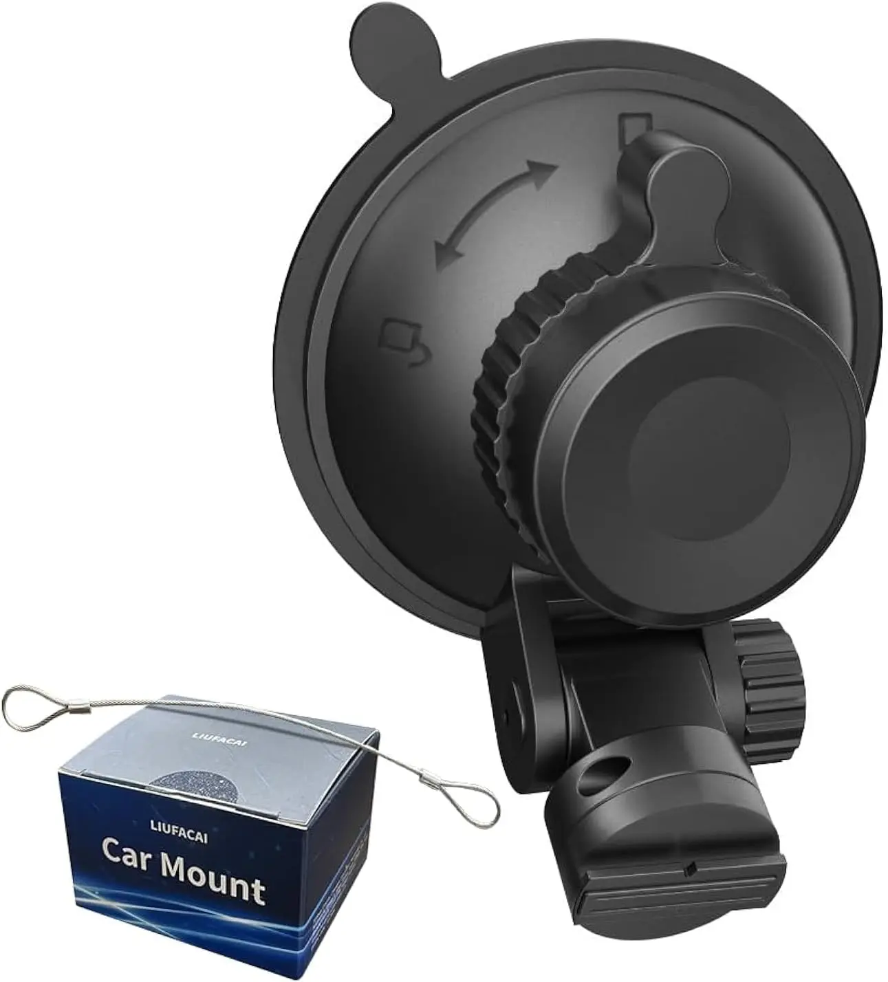 Dash Cam Mount, Suction Cup Mount, Windshield Suction Cup Mounting Bracket, Suitable for R24K and R24K PRO Dash Cam Models