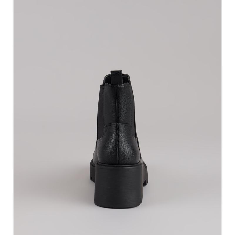 Instant Edge Platform Ankle Booties